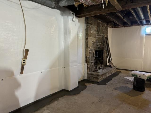 CleanSpace helps isolate the basement from moisture entering through the foundation walls. WaterGuard and TripleSafe work together to manage groundwater effectively.