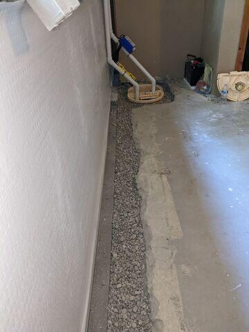 During: Our Foreman, Lane, and his crew worked hard to secure all the products in the home.