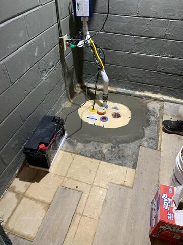The flooring restored after the successful installation