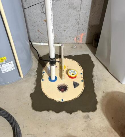 Triple safe sump pump system in Martinsburg, WV
