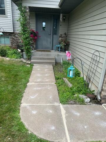 After our crew lifted and leveled the slabs with PolyLevel and sealed the cracks and joints with NexusPro