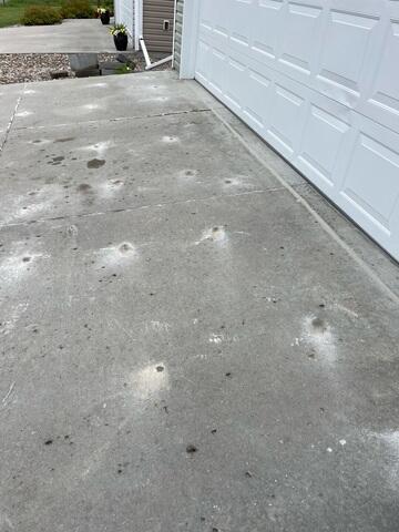 During: Our Foreman, Charlie, and his crew worked hard to secure all the products throughout the driveway.