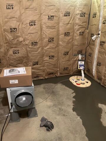 After all products have been installed, the flooring is restored