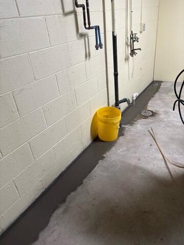 The flooring has been restored