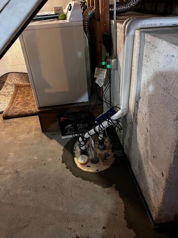 Post-Install: WaterGuard and TripleSafe Sump Pump have been installed.