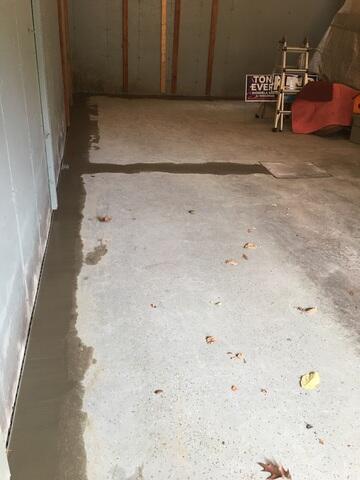 WaterGuard is backfilled and the flooring is restored
