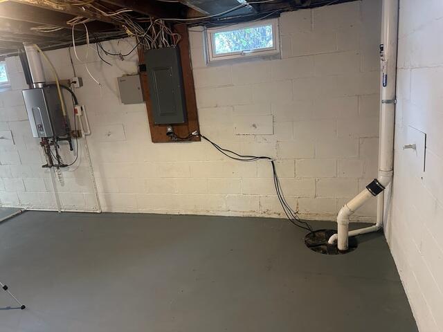 before basement waterproofing