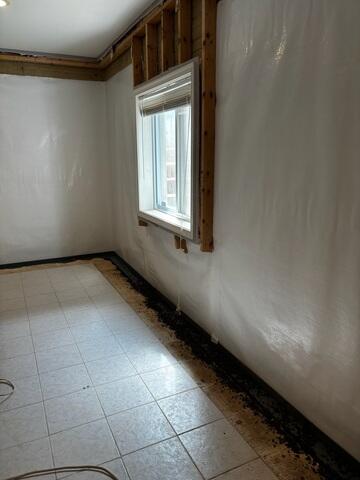 Watguard system installed and waiting for the concrete install over the drains