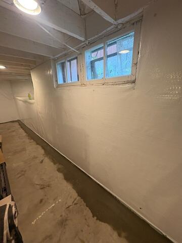 Once everything was successfully installed, the flooring is restored