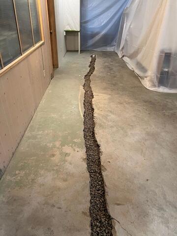 Leech Line installed to relieve pressure.