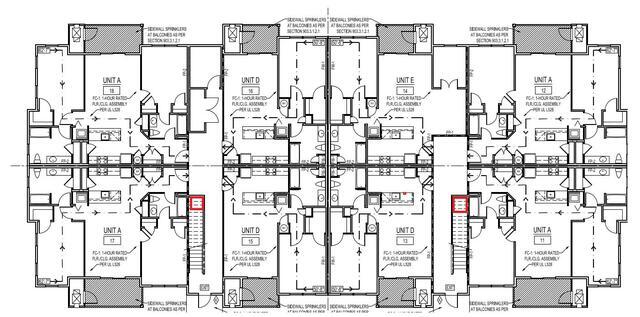 Drawing for footprint of new construction property