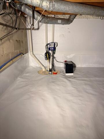 After: The homeowner was given peace of mind knowing their crawl space was secured.
