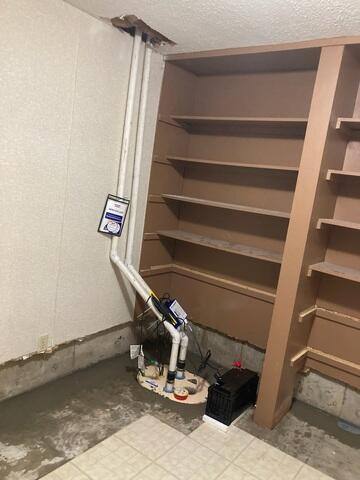After: The homewoner was given peace of mind knowing their basement was properly secured.