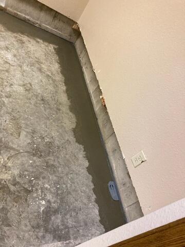 During: Our Foreman, Emmanuel, and his crew secured all the products throughout the basement.