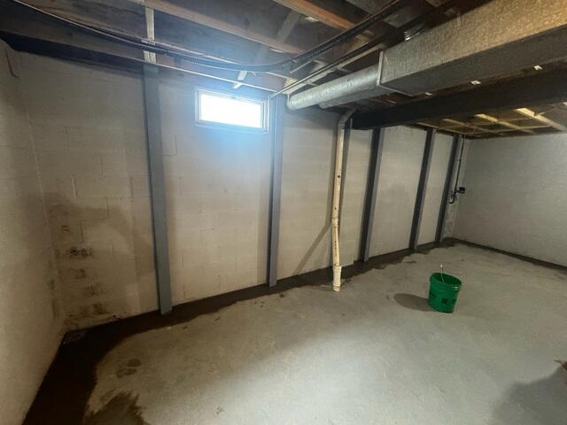 The crew re-concretes the floors once finished.