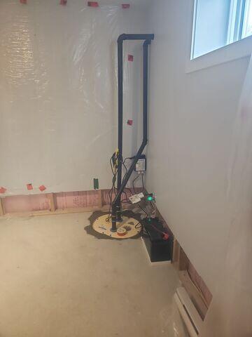 TripleSafe Sump Pump Installed