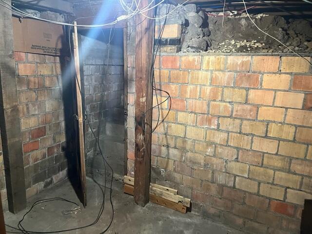 Before: The homeowner worried their basement was suffering from water intrusion.