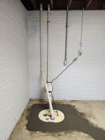 After: The homeowner was given peace of mind knowing their basement was properly secured.