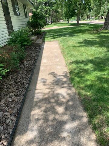 After our crew lifted and leveled the walkway using PolyLevel