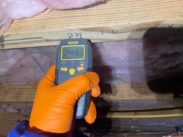 Sustained moisture levels above 20% create a high risk for structural decay, wood rot, and compromised fastener strength.