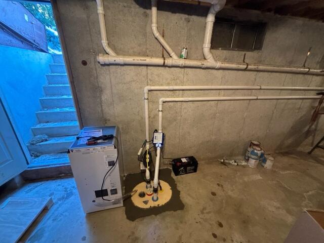 SaniDry XP dehumidifier and TripleSafe sump pump combo!