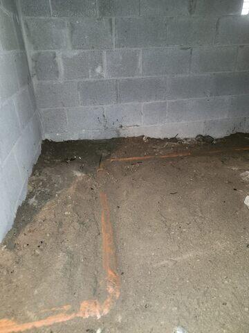 StarPipe Drainage System placed in the ground.