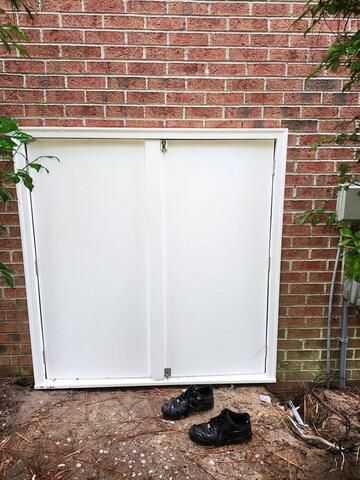 Custom Crawl Space Door