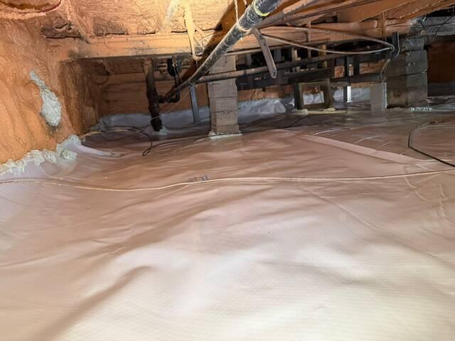 A cleaner, sealed, and structurally supported crawl space built for long-term moisture protection