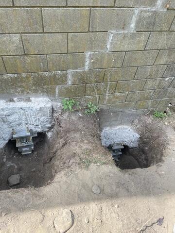 Push Piers Stabilization