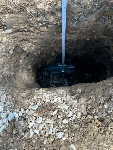 During: Our Foreman, Jesus, and his crew traveled to the home and started the foundation repair project.