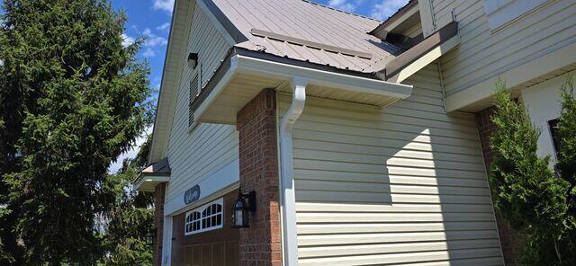 Downspout side