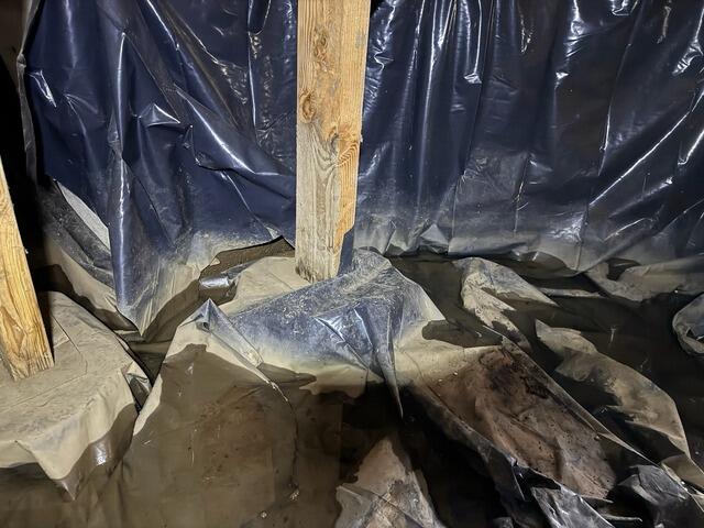 Persistent water intrusion into crawl spaces causes rotting wooden posts, making them incapable of evenly supporting the enormous weight of the home. Compromised posts cause sloped interior flooring, sticky doors, cracks in sheetrock, and in extreme cases: structural collapse.
