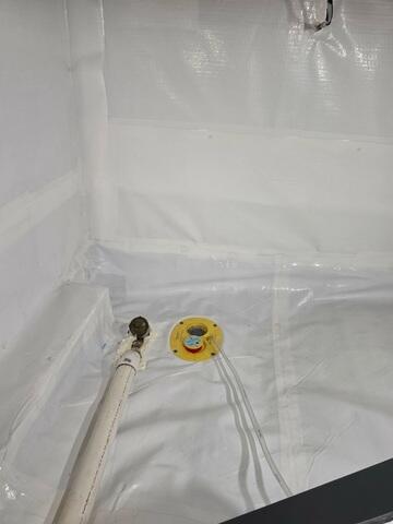 SmartDrain™ - Installed with the CleanSpace system to provide a drainage point for unexpected water entering above the encapsulation liner. The SmartDrain also includes a WaterWatch® alarm designed to alert the homeowner when water reaches the drain.