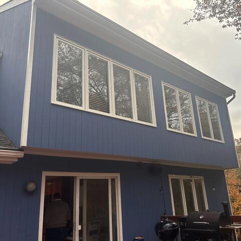 This entire top floor was allowing cold outside air to seep into the floors. When a cantilever is not properly insulated and air sealed, it can lead to cold floors, drafts, and uncomfortable rooms.