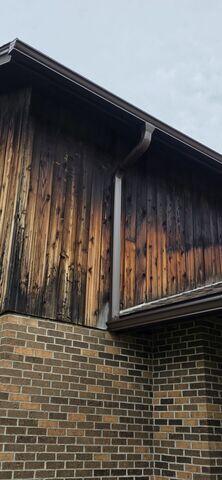 Downspout roof