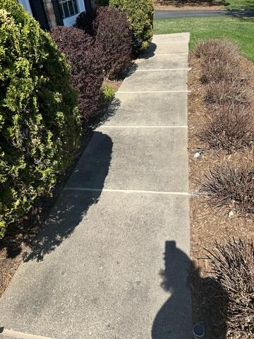 The slabs were lifted and leveled, and the joints were sealed