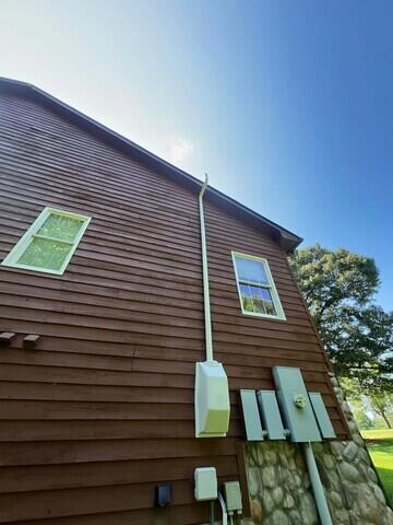 Exterior shot of the fan system.