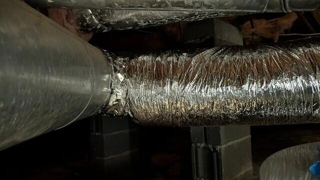 ERV connection to existing HVAC duct