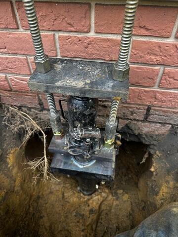 Helical Piers solve settlement problems by transferring a structure's weight to strong, competent soils at greater depth. They can stabilize a settling structure and even provide jacking points to lift it back to its original, level position.