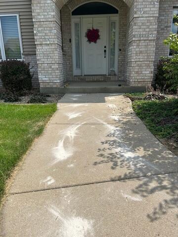 During: Our Foreman, Ryan, and his crew worked hard to secure all the concrete leveling products in the basement.