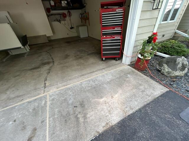 During: Our Foreman, Patrick, and his crew worked hard to secure all the products throughout the concrete.