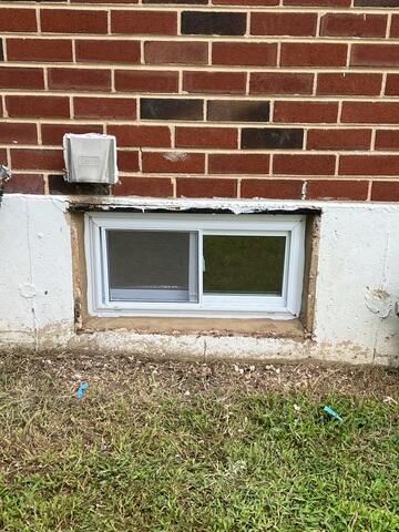 Our team replaced the old windows with EverLast windows, giving the basement a cleaner, more durable window system designed for the unique conditions below grade. The new windows are built to better handle the moisture and exposure that basement windows experience, while giving these openings a much more finished appearance.