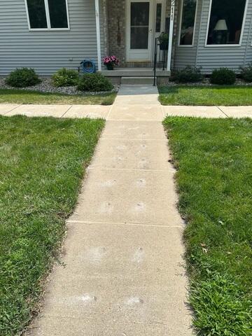 After: The homeowner was given peace of mind knowing their sinking concrete slabs were lifted.