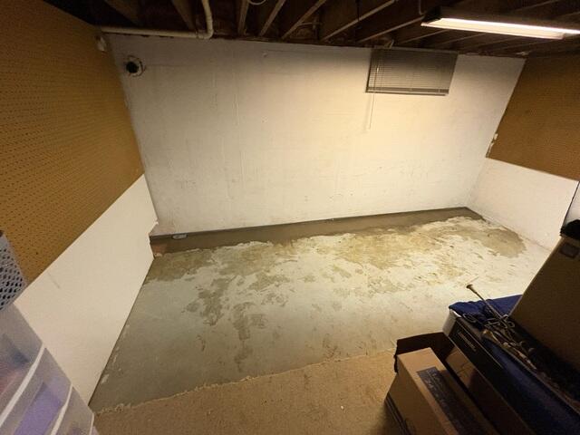 Once the WaterGuard system is in place, the crew re-concretes the floors.