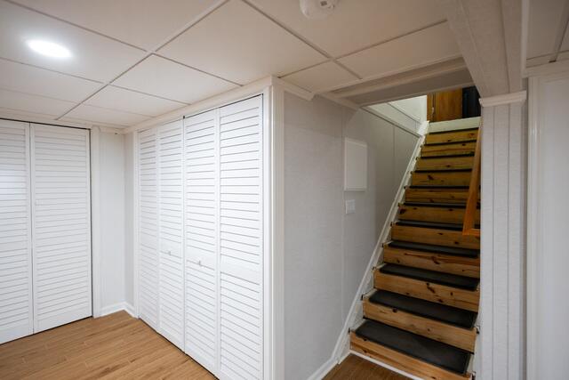 The finished basement now has a cohesive, comfortable look from floor to ceiling and is ready to be enjoyed as an extension of the home.