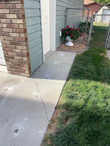 During: Our Foreman, Charlie, and his crew worked hard to secure all the concrete repair products throughout the home.