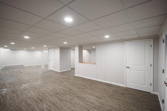 ThermalDry Elite Plank Flooring gives this newly finished basement the appearance of a traditional finished floor while being designed with below-grade environments in mind. The flooring helps complete the transformation from unfinished basement to comfortable living space.