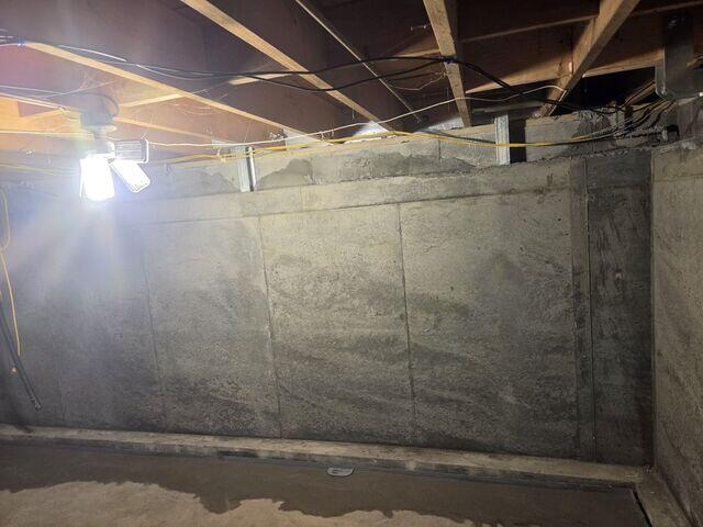 StableLock Wall System - A structural foundation repair system designed for severely deteriorated or compromised foundation walls. StableLock creates a new structural wall from inside the basement, providing lasting support for the structure above.