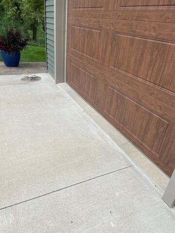 During: Our Foreman, Charlie, and his crew worked hard to secure all the products throughout the driveway and sidewalk.