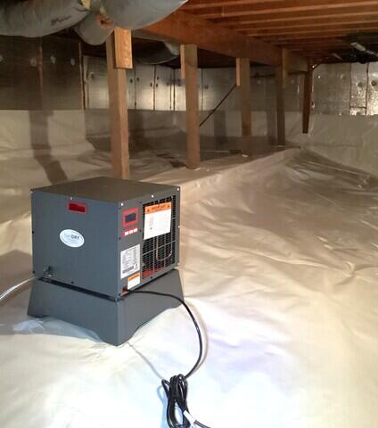 Our SaniDry Sedona Dehumidifier is a true warrior in the waterproofing industry. This machine runs 24/7, to clean and filter the air to remove moisture, allergens, and toxins, while also maintaining a safe relative humidity to prevent mold growth.
